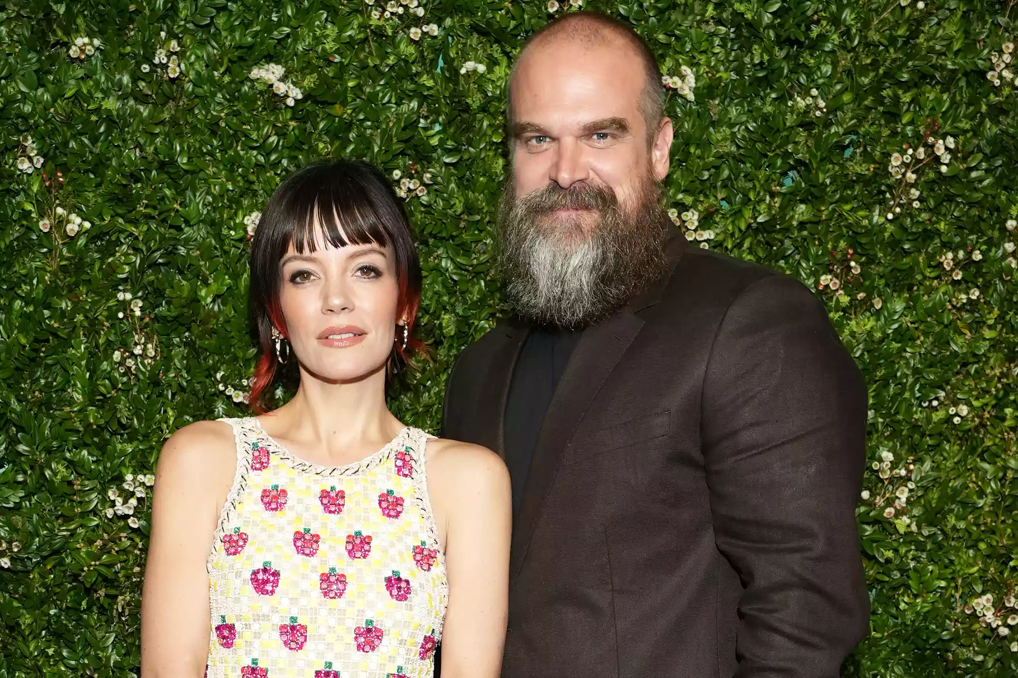 Lily Allen and David Harbour