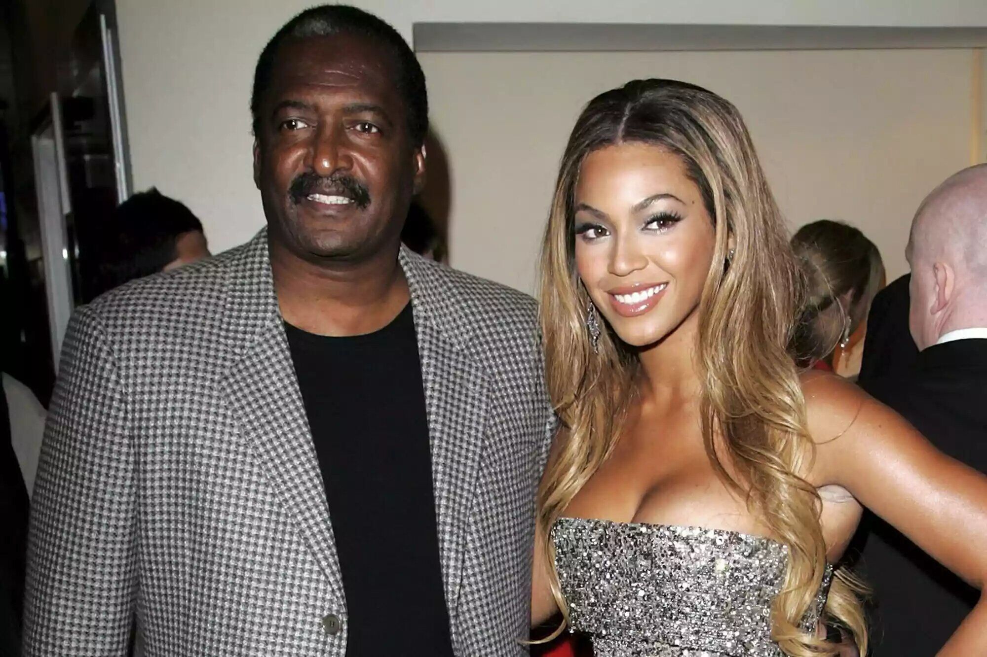 Mathew Knowles and Beyoncé.