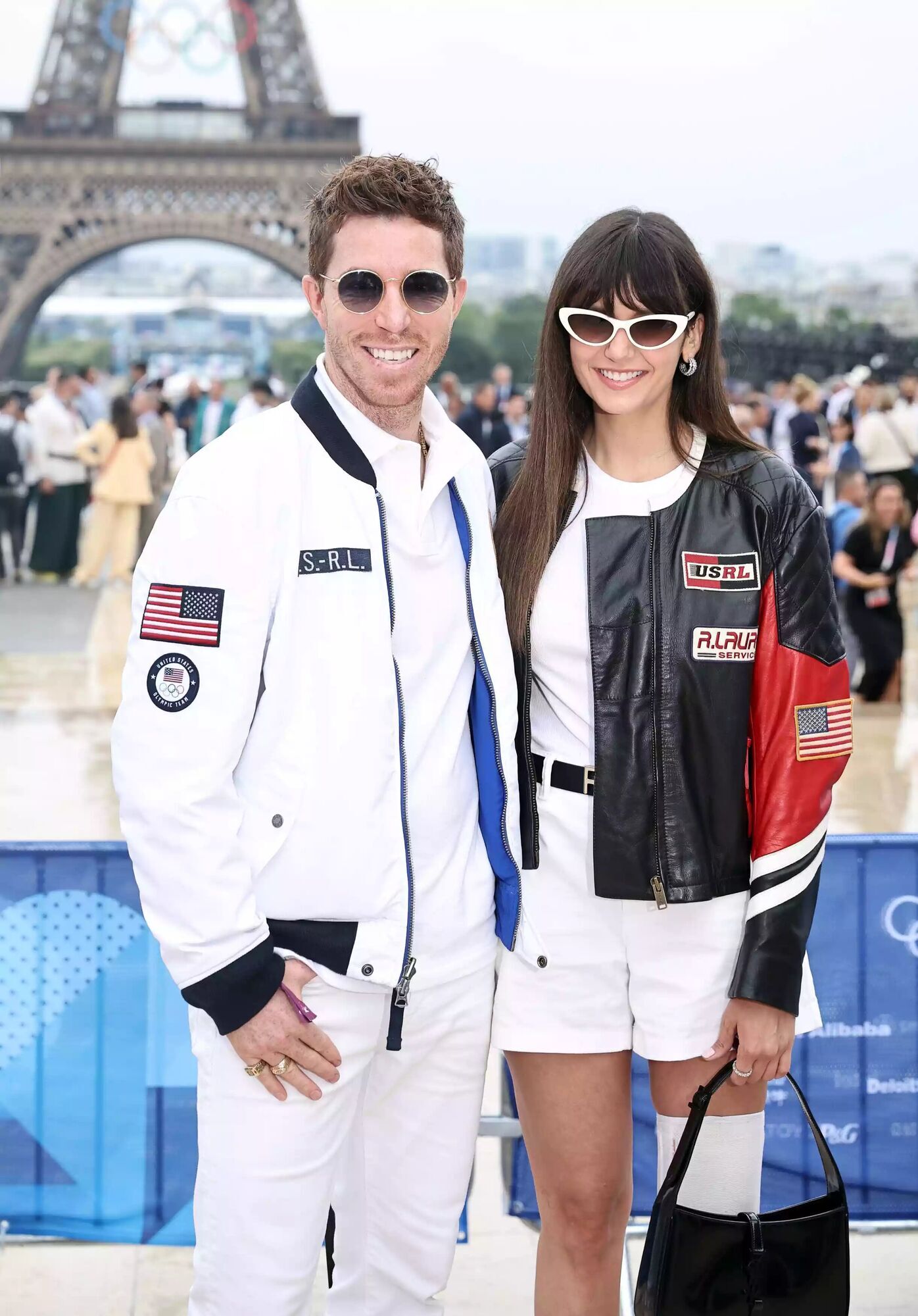 Shaun White and Nina Dobrev at 2024 Olympics