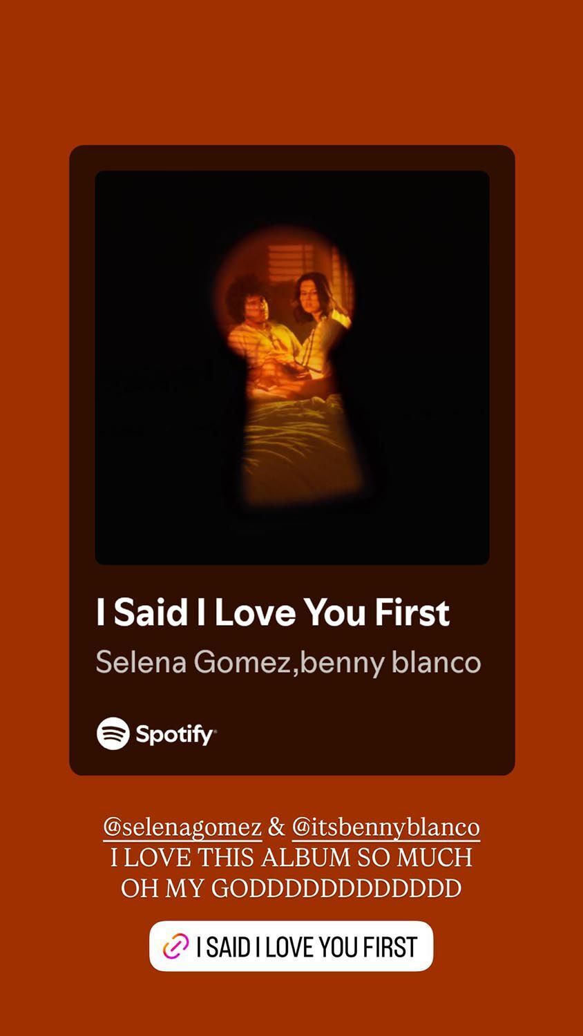 Taylor Swift, Who Hasn't Been Active on Instagram for 100 Days, Returns to Praise Selena and Benny's New Album