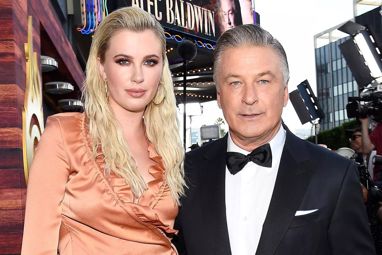 Ireland Baldwin (L) and Alec Baldwin attend the Comedy Central Roast of Alec Baldwin at Saban Theatre on September 7, 2019 in Beverly Hills, California.