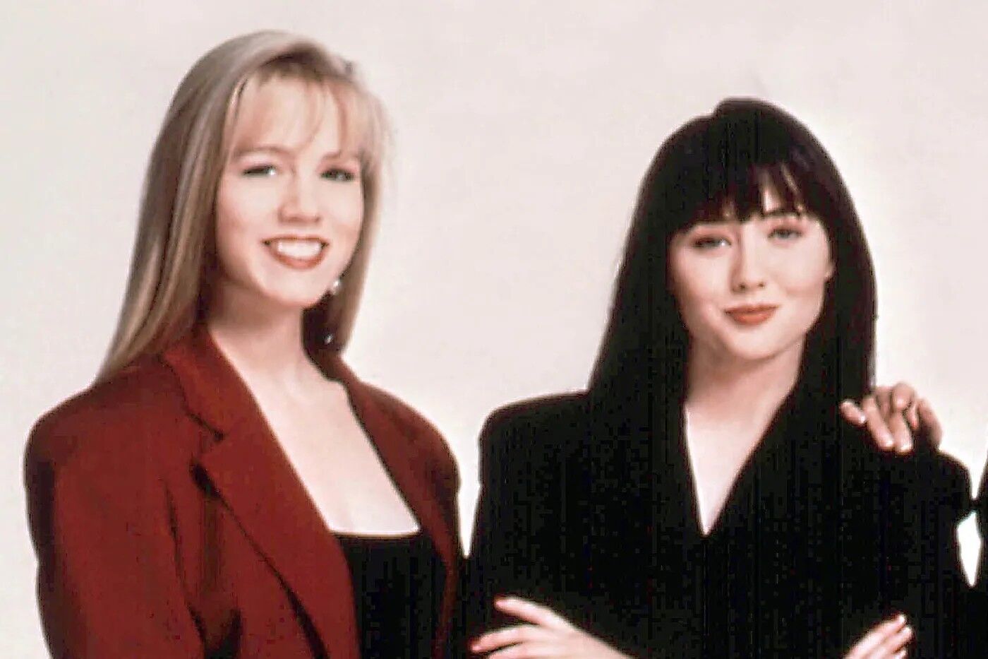 Jennie Garth and Shannen Doherty in “Beverly Hills, 90210.”