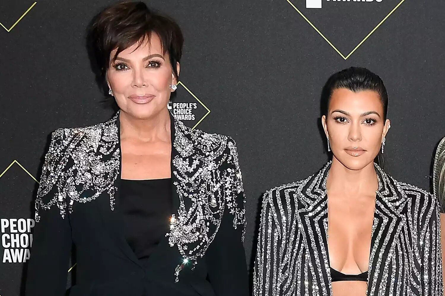 Kris Jenner with Kourtney Kardashian