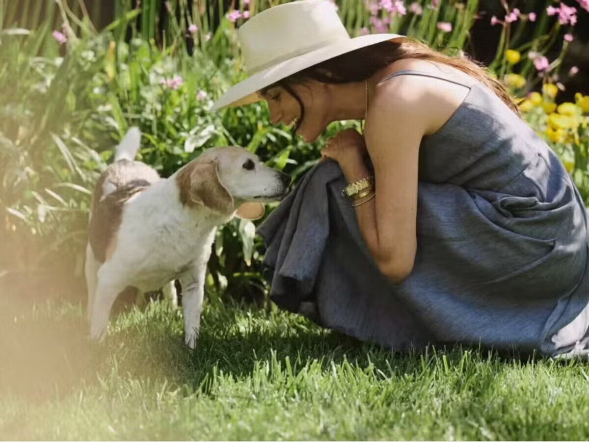 Meghan Markle and Guy.