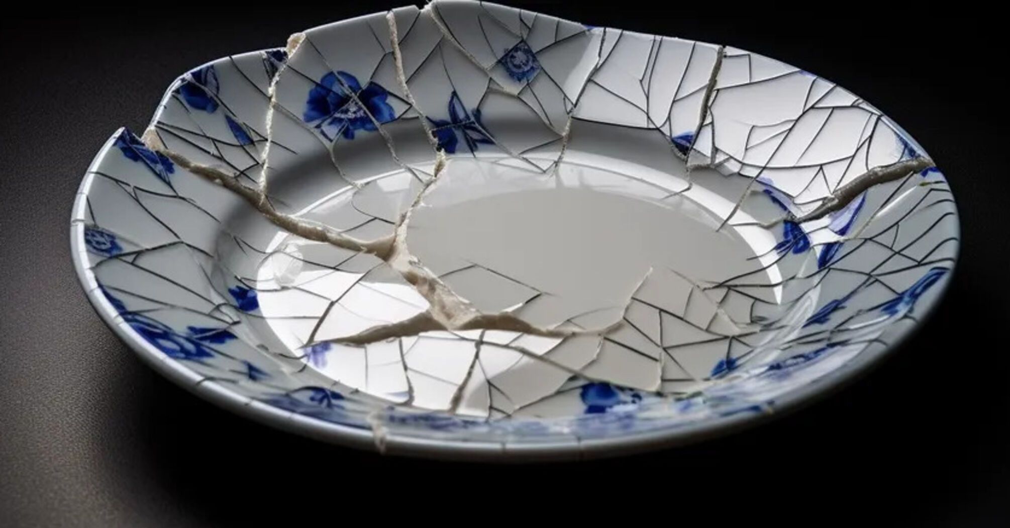 What does a broken plate mean