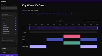 Screenshot of the team's system demo showing its user interface.