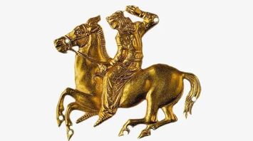 A Scythian on horseback