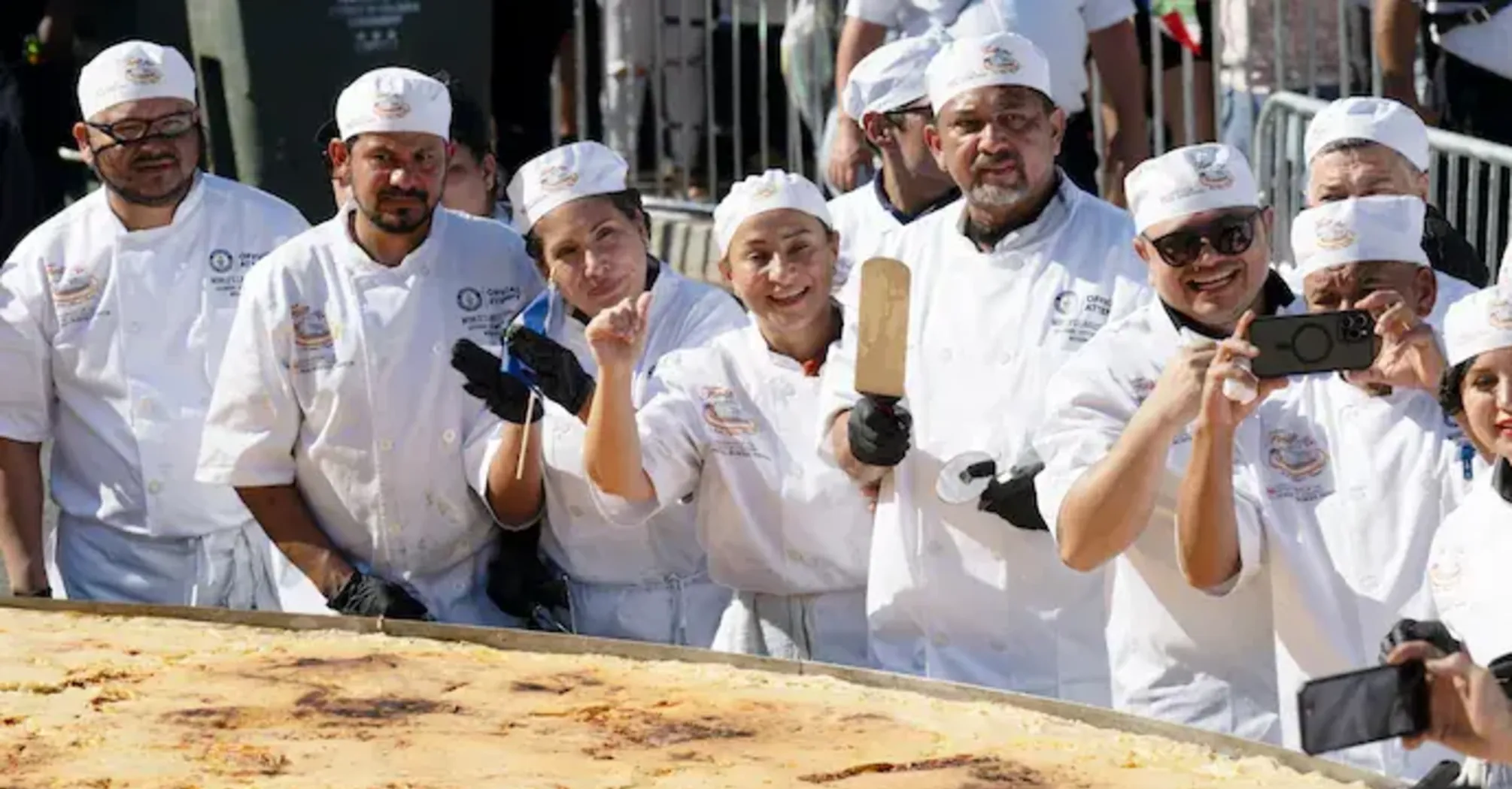 World's Largest Pupusa Made at D.C. Festival