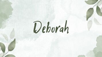 Meaning of the name Deborah