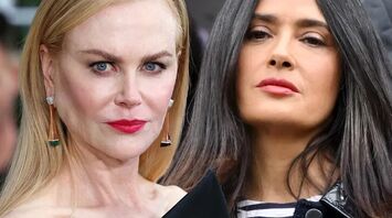 Nicole Kidman and Salma Hayek