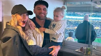 Taylor Swift pictured alongside Gehrig Dieter and daughter Gigi