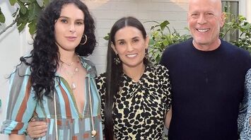 Rumer Willis, Demi Moore and Bruce Willis