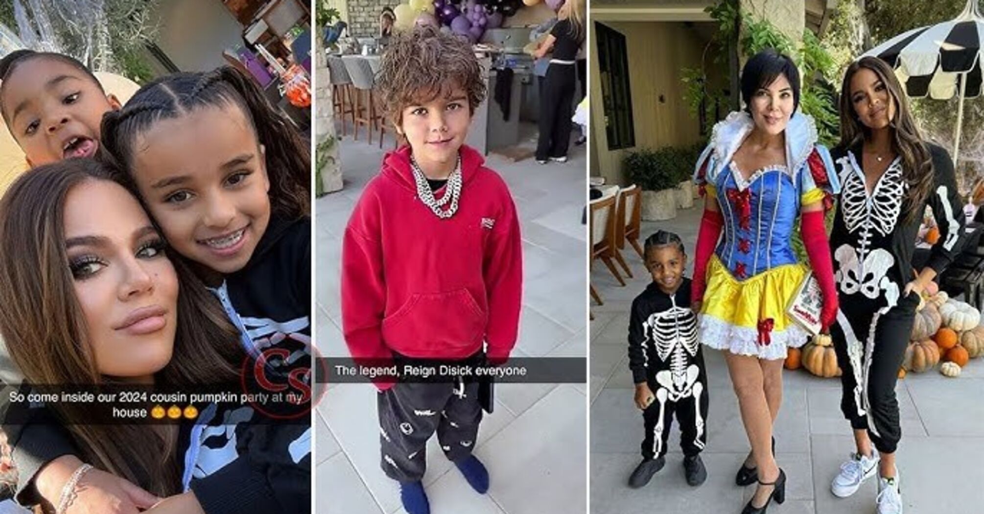 Kourtney Kardashian's Son Reign Unveils Unusual New Look at Halloween Party