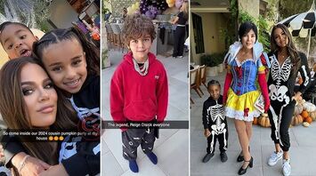 Kourtney Kardashian's Son Reign Unveils Unusual New Look at Halloween Party