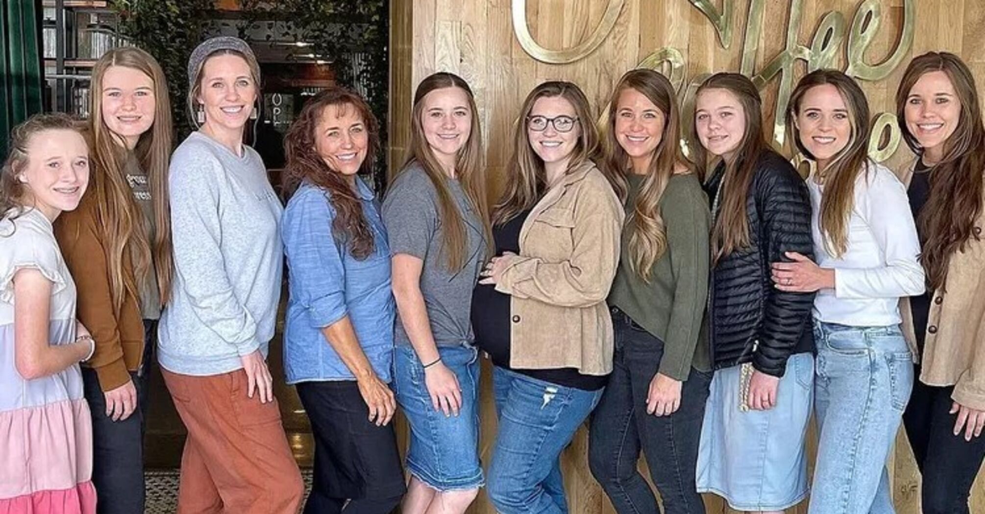 The Duggar Sisters are pictured