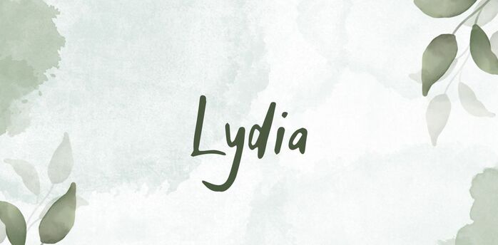 Meaning of the name Lydia