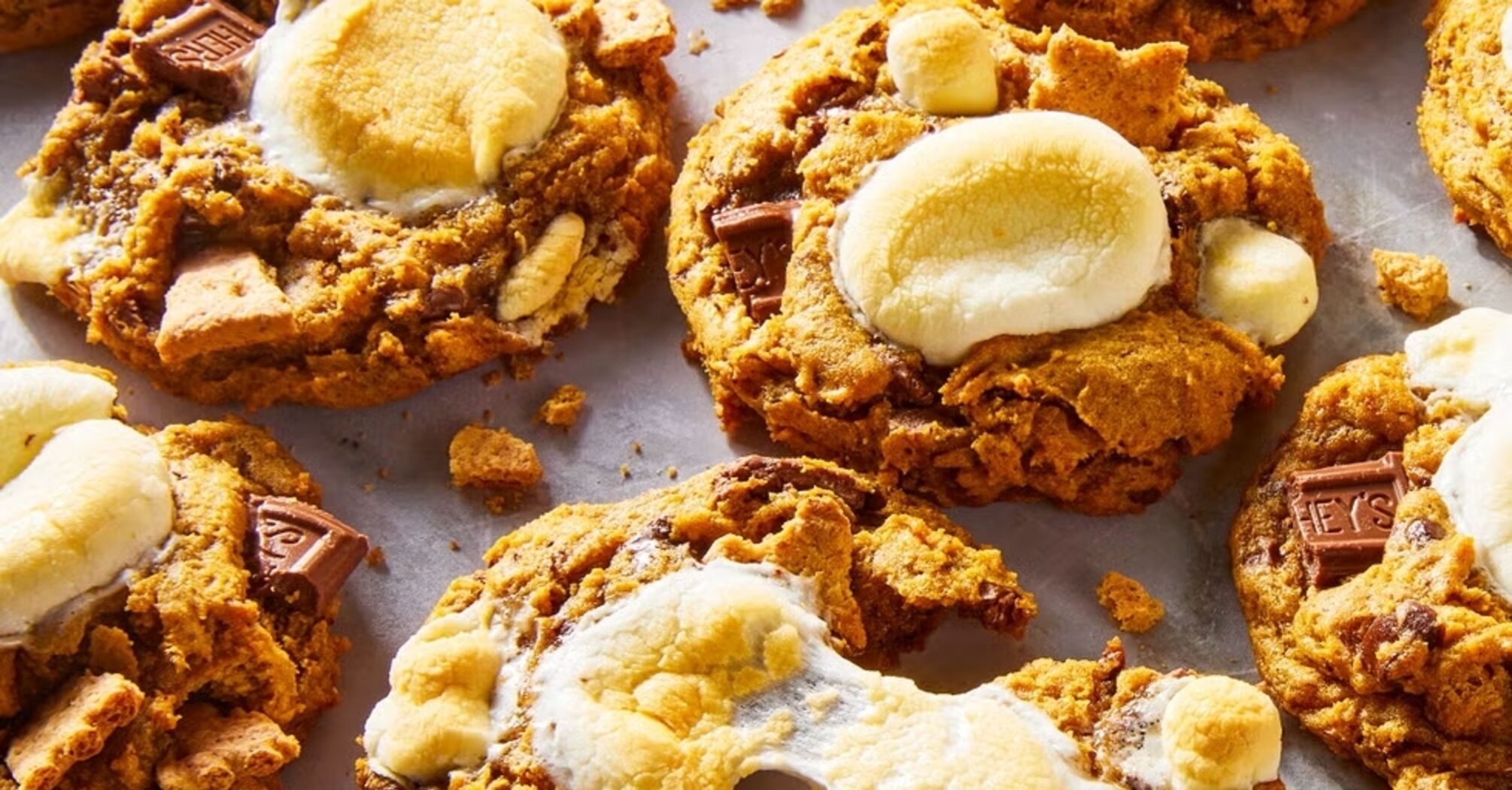 Pumpkin S'mores Cookies Recipe