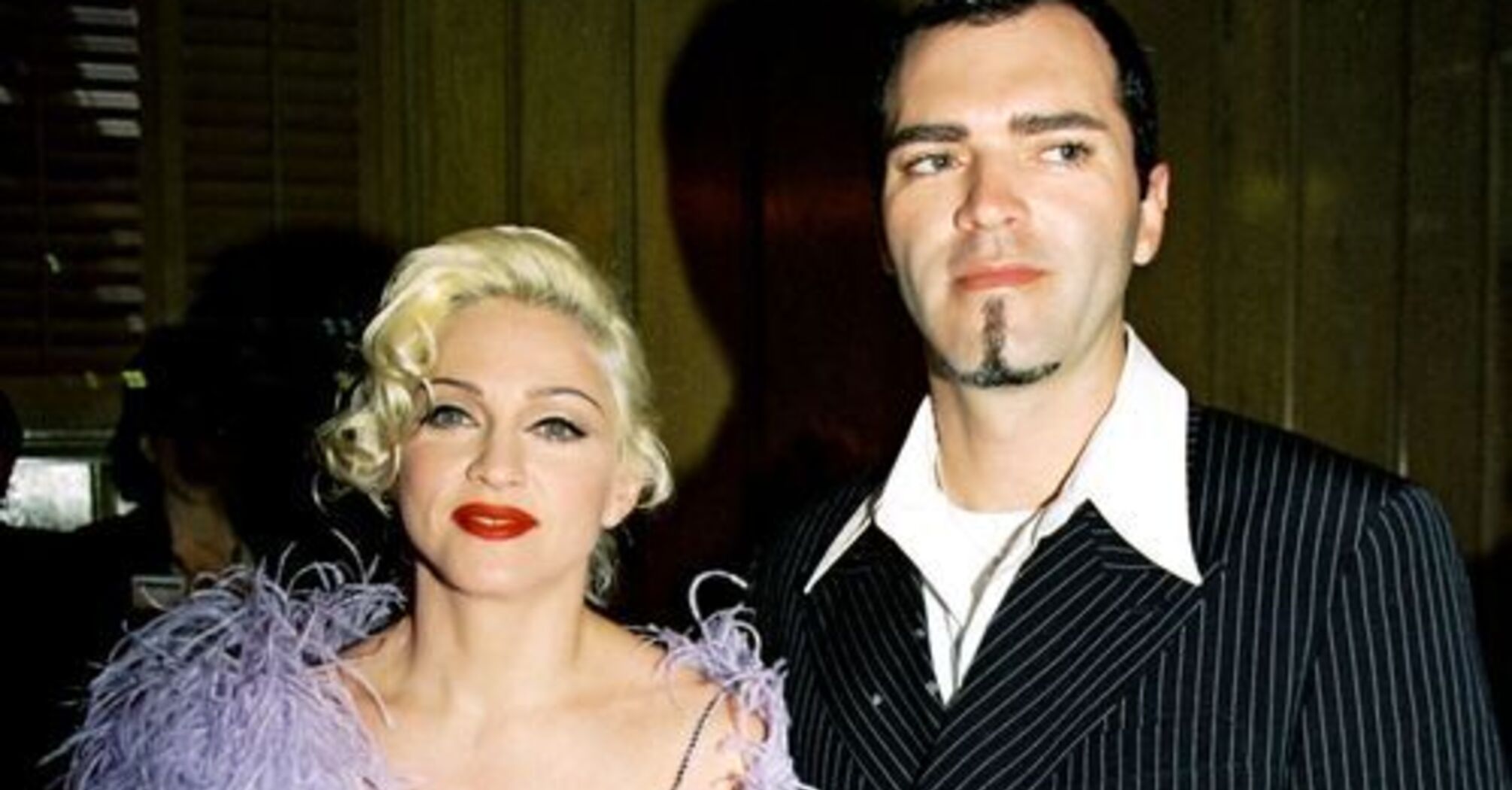 Madonna and her brother Christopher Ciccone 