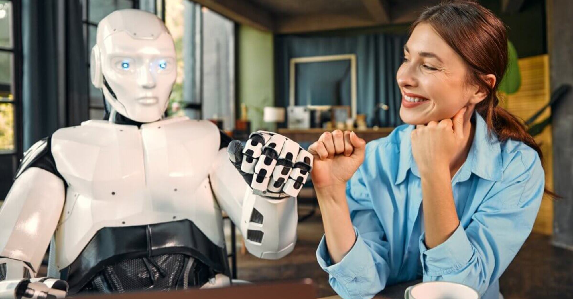 Robot and human