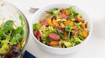 Pineapple Lime Steak Salad Recipe