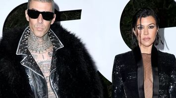 Travis Barker and Kourtney Kardashian