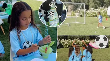 Khloé Kardashian Celebrates Dream’s 8th Birthday with Soccer Theme