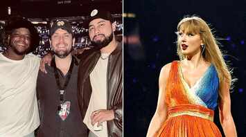 Taylor Swift's Brother Austin Socializes with Travis Kelce's Friends at Toronto's Eras Tour