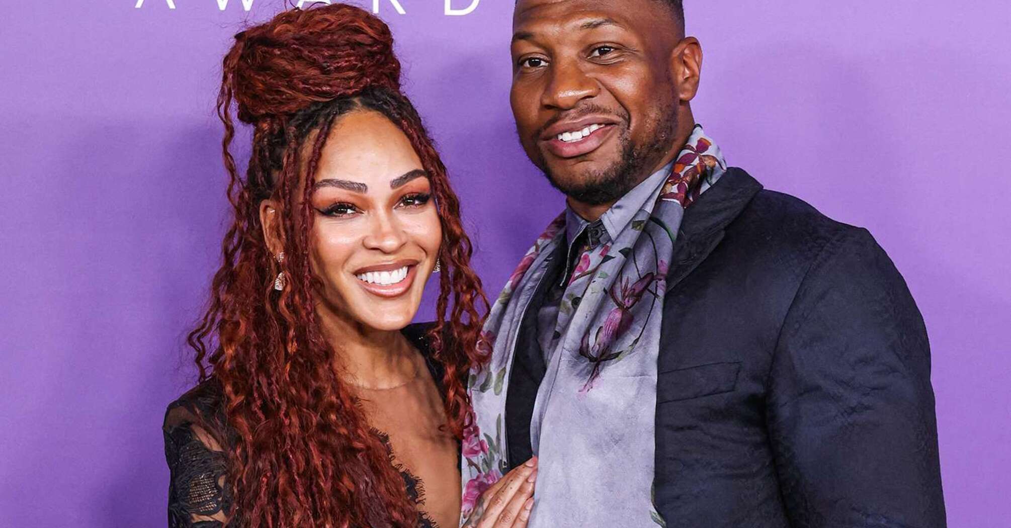 Engagement of Jonathan Majors and Meagan Good: 'A Joyous Season'