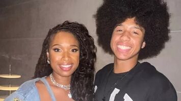 Jennifer Hudson and her son David Daniel Otunga Jr.