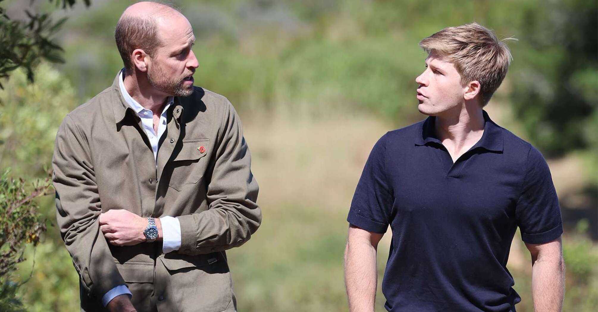 Prince William Meets With Robert Irwin In Cape Town