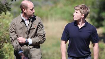 Prince William Meets With Robert Irwin in Cape Town
