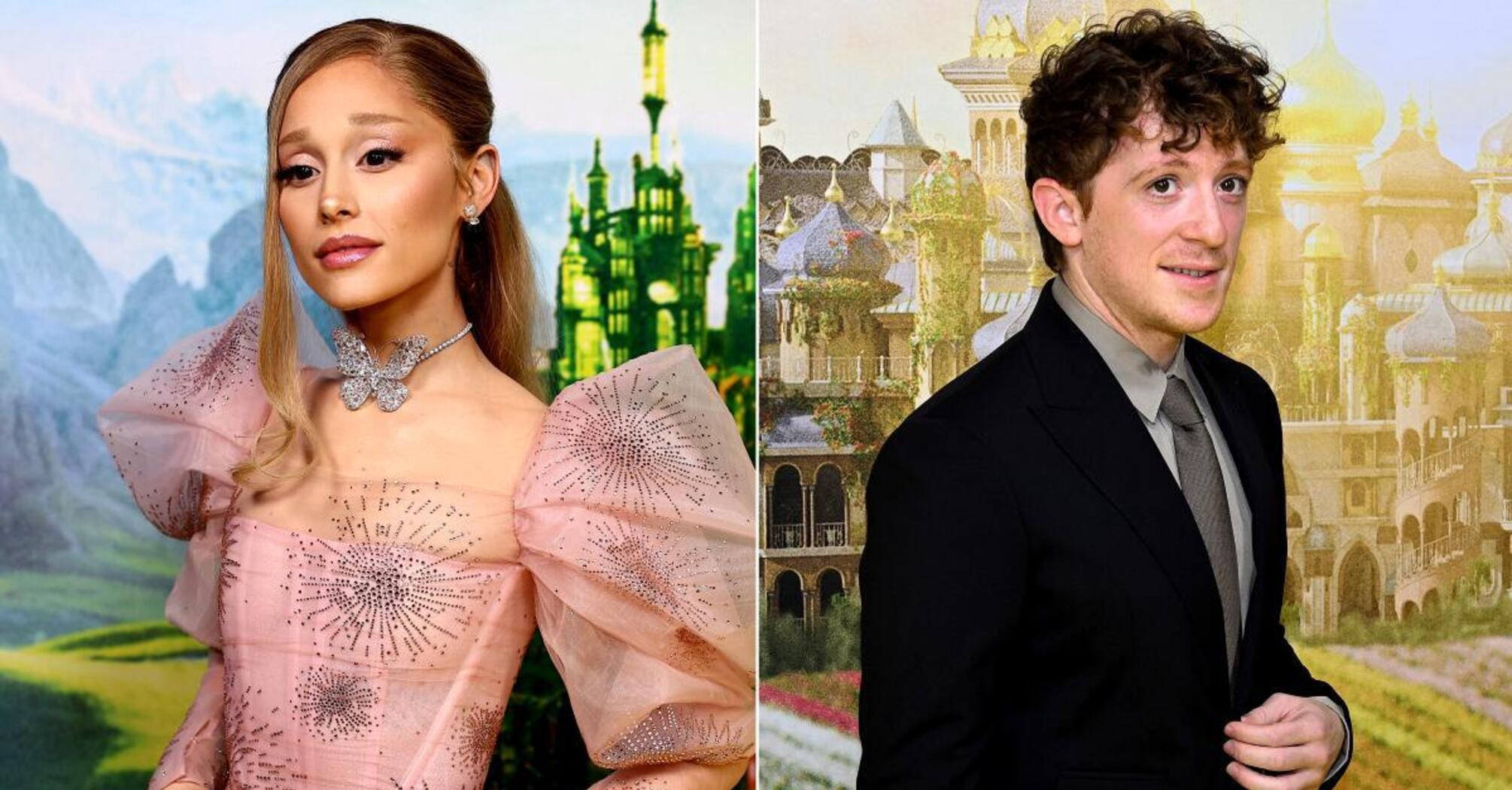 Ethan Slater Praises Ariana Grande for Her Role in Wicked