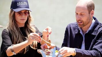 Prince William and Heidi Klum