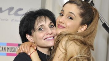 Ariana Grande with her mother