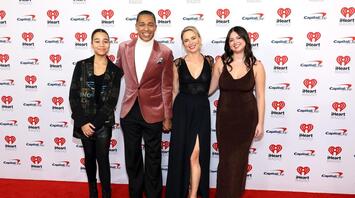 Amy Robach and T.J. Holmes Enjoy Family Night at Jingle Ball