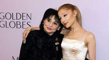 Ariana Grande Makes a Stylish Debut with Mother Joan at Golden Globes First-Time Nominee Luncheon