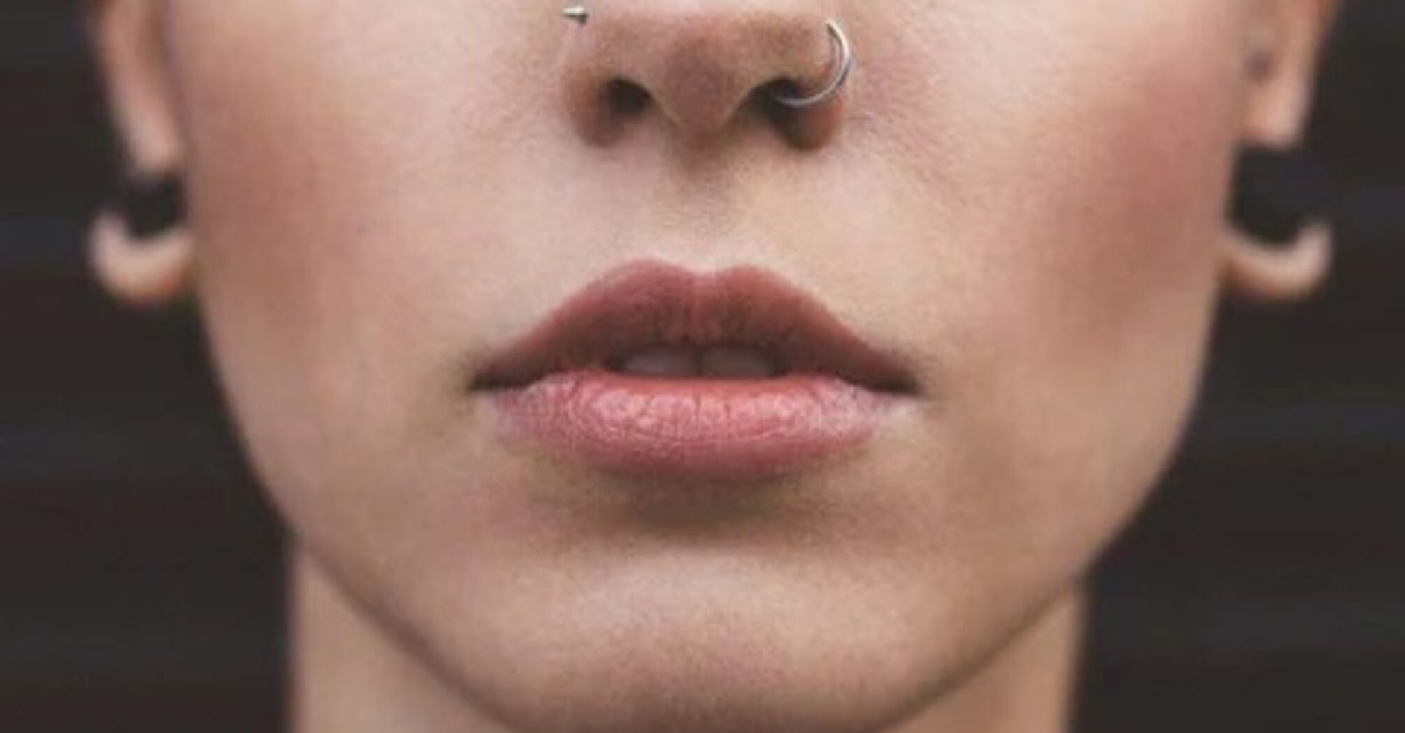 Nose Piercing on the Right Side