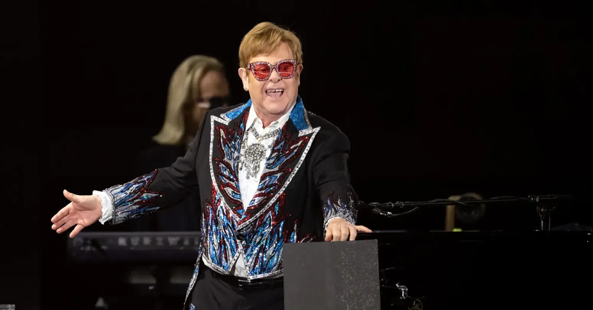 Elton John Discusses Vision Loss at London Musical Opening