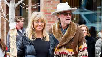 Goldie Hawn and Kurt Russell Step Out for Christmas Shopping