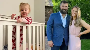 Jason Kelce and Kylie Kelce Share Daughter's Adorable Reaction to "Cute Boy" in Love Actually