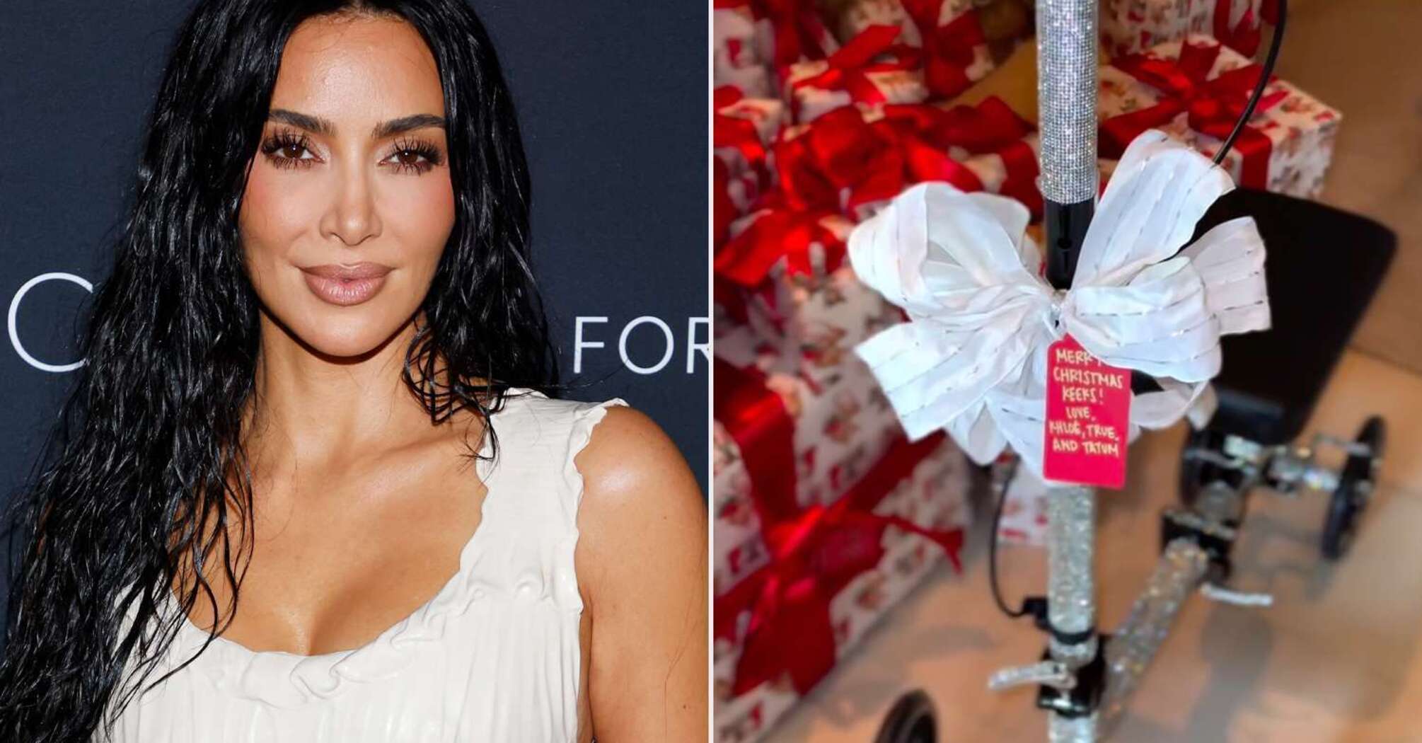 Kim Kardashian Receives Bedazzled Scooter for Christmas from Khloé After Injuring Foot