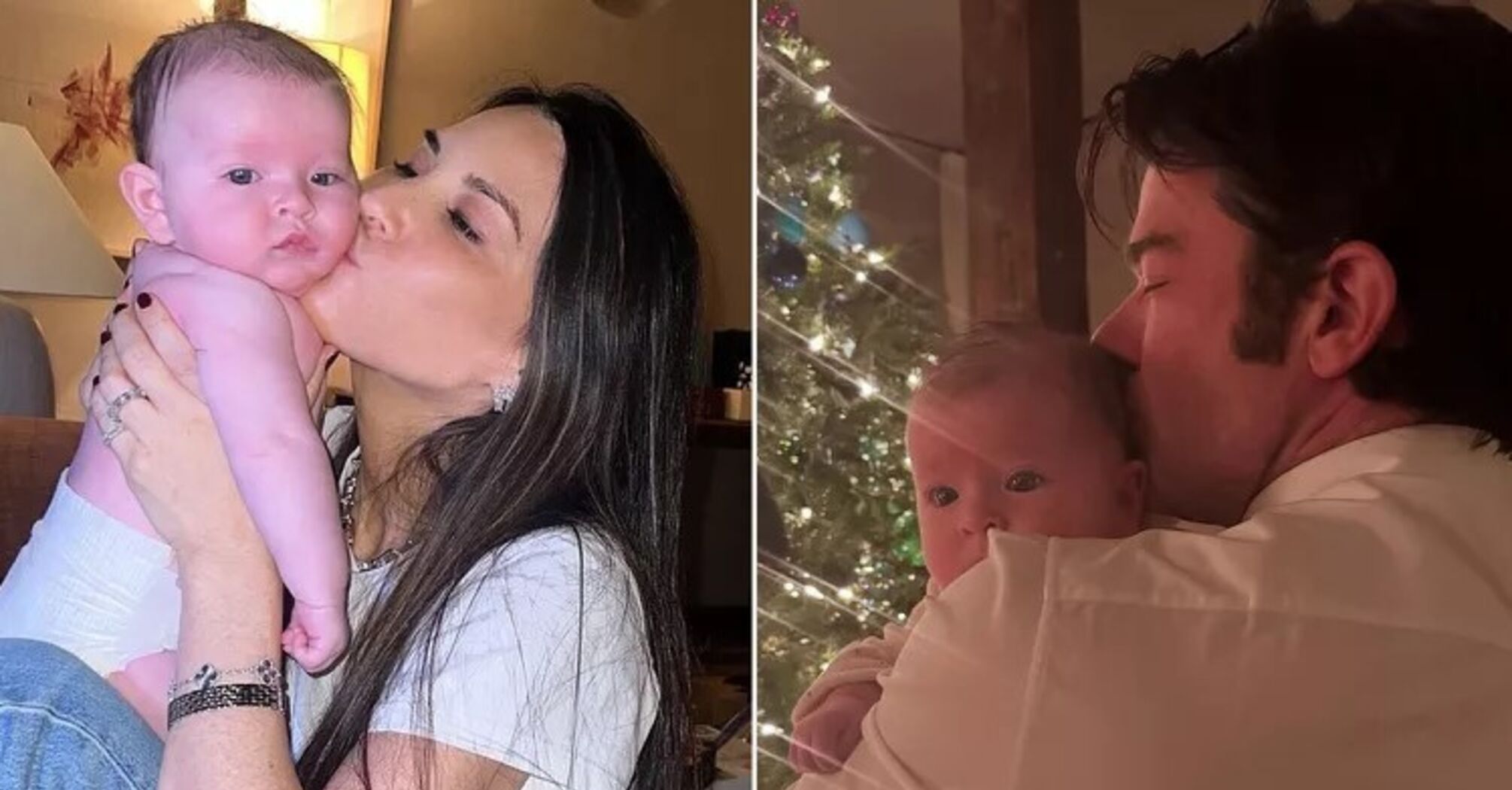 Olivia Munn and John Mulaney with daughter Méi