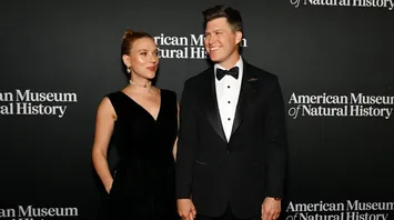 Scarlett Johansson and Colin Jost