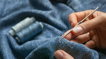 How to repair a hole without a needle and thread