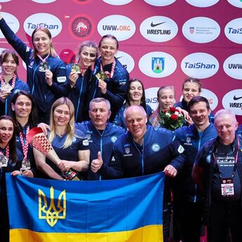 Ukraine's national team wins European Women's Wrestling Championships