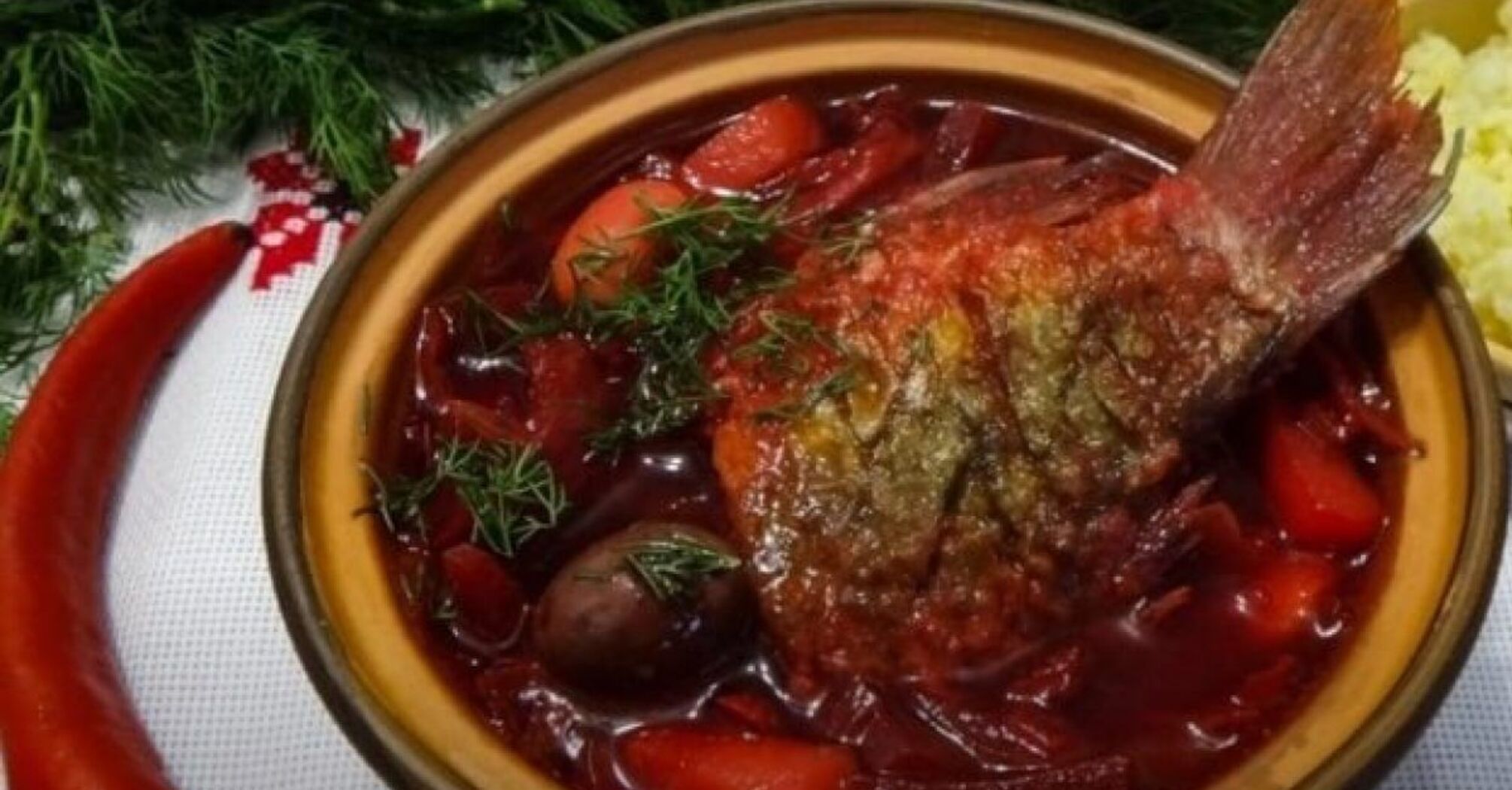 Carp borscht recipe