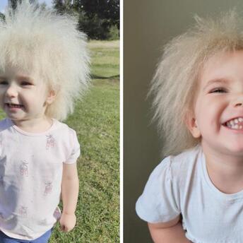 A girl is called "Boris Johnson" because of her hair
