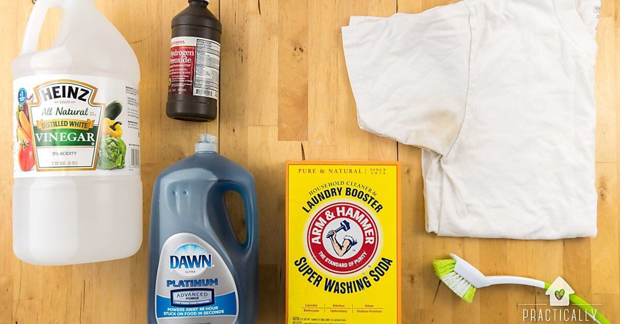 How to remove yellow sweat stains on white clothes