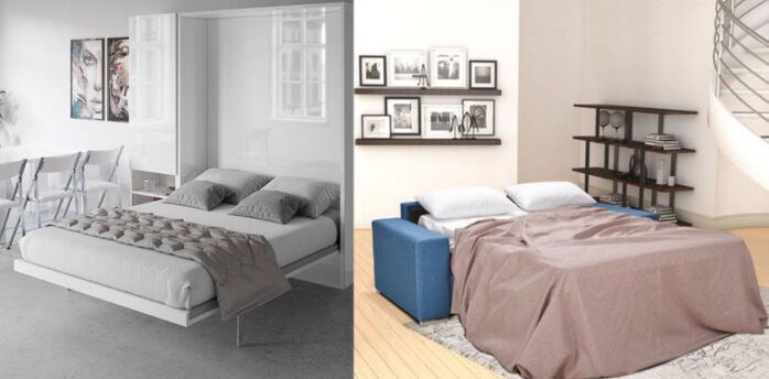 Comparing beds and sofas