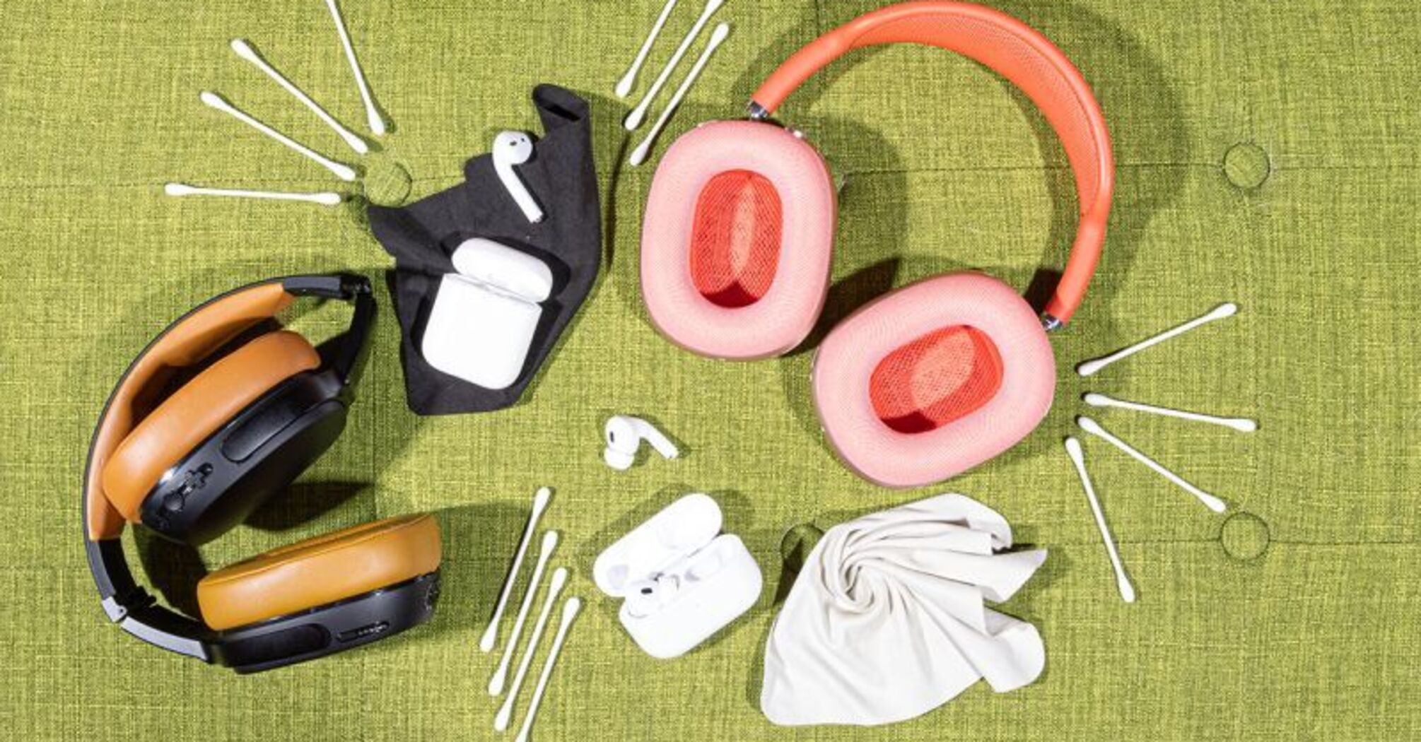How to clean headphones and get rid of sulfur